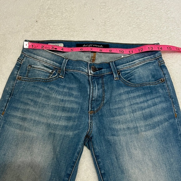 Driftwood Sophia Cropped Straight Leg Cuffed Jean - Size 27 - Picture 10 of 15